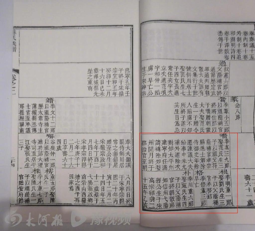 元代《眉陽蘇氏族譜》(複製本),受訪者供圖