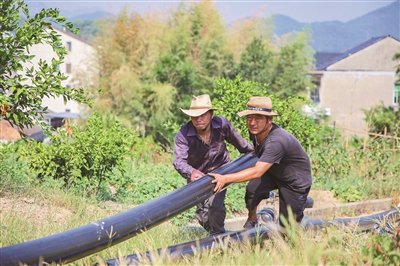 为最大限度减轻旱情损失 象山定塘引水抗旱润农田