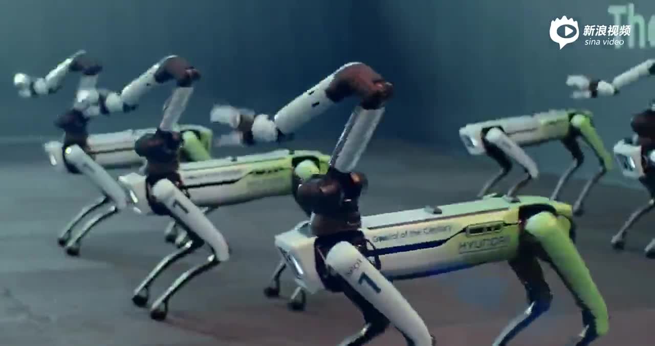Boston Dynamics is amazing! Robot show boy group dance