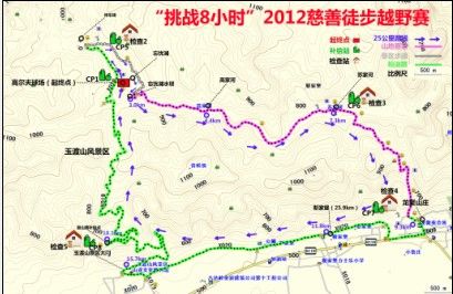 25公里比赛线路图