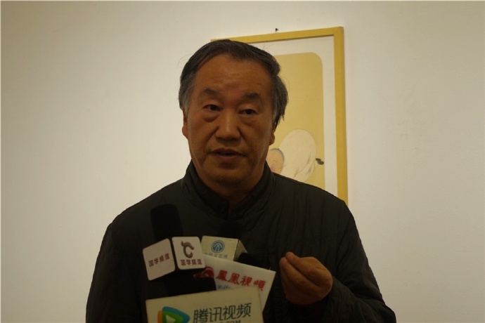 清华大学美术学院绘画系教授、国画教研室主任、研究生导师戴顺智接受采访
