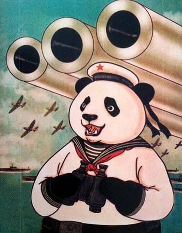 《战争雷霆》发布的熊猫趣图