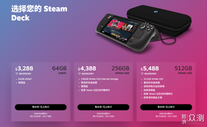 小白怎麼來選購Steam Deck 入門指南_新浪眾測