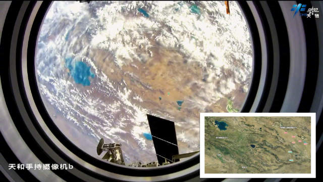 航天员拍的地球