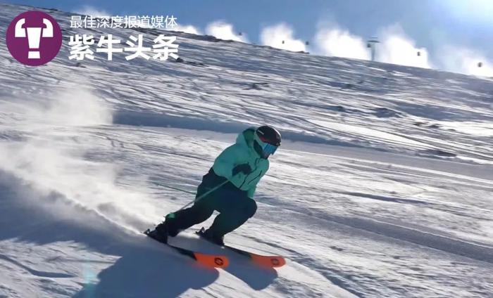 周雅萍生前滑雪的照片