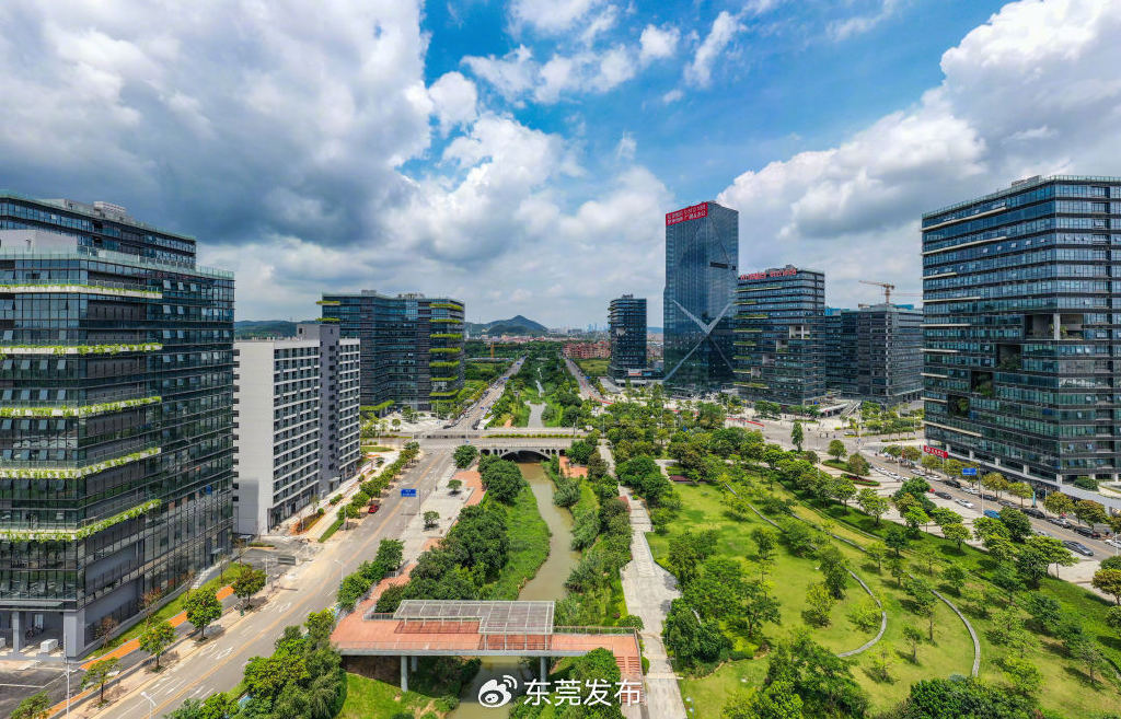 松湖智谷产业园(图源:寮步微视)