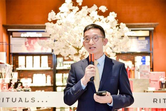 图：Rituals品牌中国免税渠道运营商总经理、DFE创始人Jason Cao先生致辞
