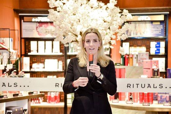 图：Rituals品牌亚太区旅游零售总监Marjet de Vlieger女士致辞