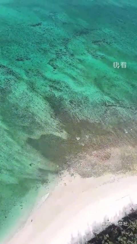海浪浅滩绘出千里江山图