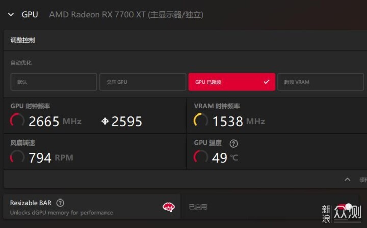3000元顯卡王者-藍寶石RX 7700 XT極地版評測_新浪眾測