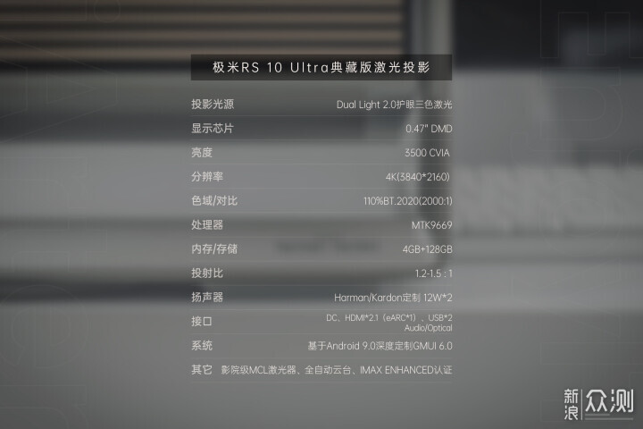 電視已成過去式！極米RS 10 Ultra典藏版開箱_新浪眾測