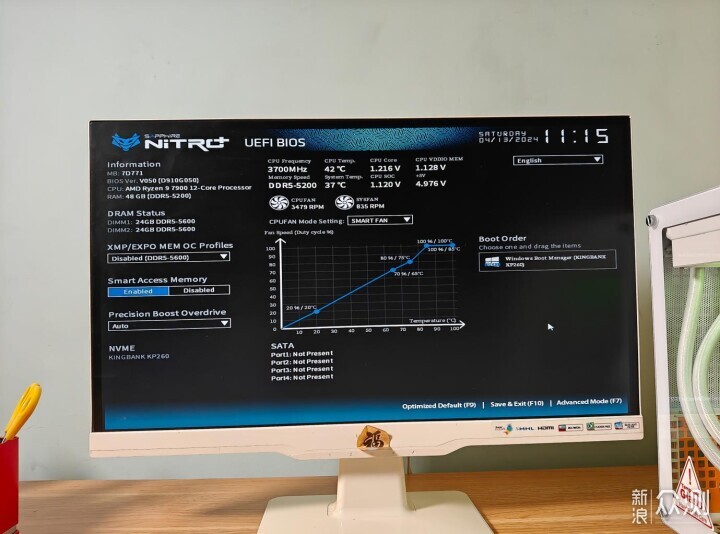 藍寶石ITX主板 NITRO+ B650I超白金首發實測_新浪眾測