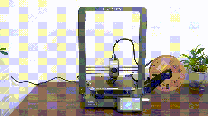 操作簡單方便—創想三維Ender-3 V3 3D打印機_新浪眾測