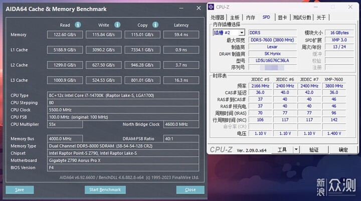 雷克沙ARES DDR5 7600內存條：高頻觸手可及_新浪眾測