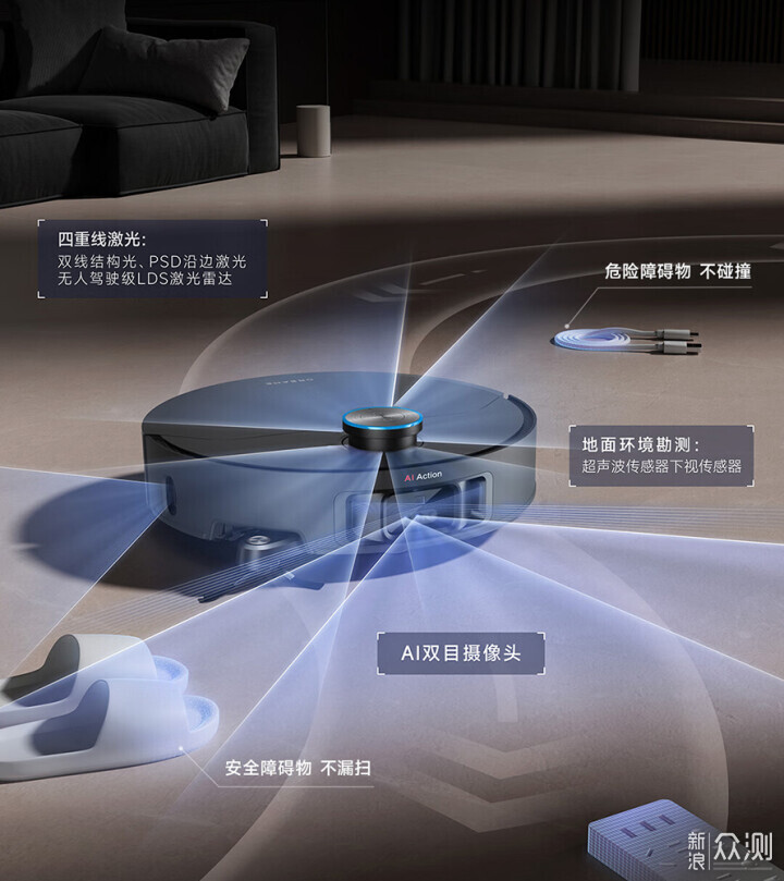 追覓掃地機器人X40 Pro Ultra:衛生死角殺手_新浪眾測