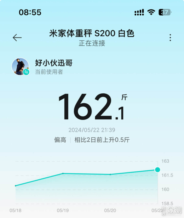 小米米家又添爆品——69元的米家體重秤S200_新浪眾測