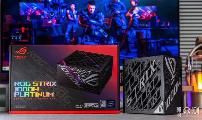 AsusROG STRIX白金雷鷹1000W氮化镓電源開箱_新浪眾測