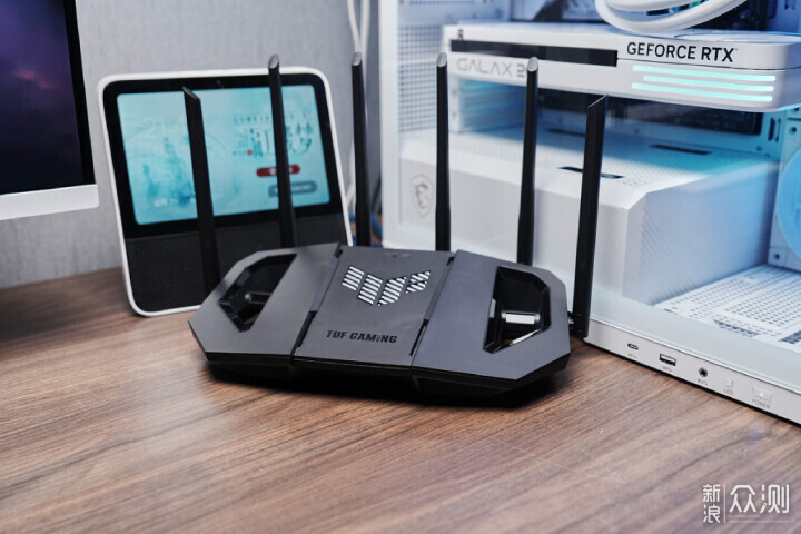 全屋WIFI7AsusTUF Gaming小旋風Pro路由器開箱_新浪眾測