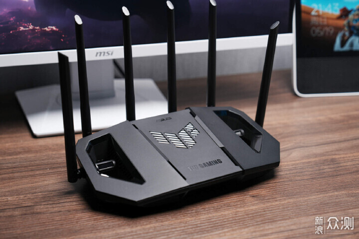 全屋WIFI7AsusTUF Gaming小旋風Pro路由器開箱_新浪眾測