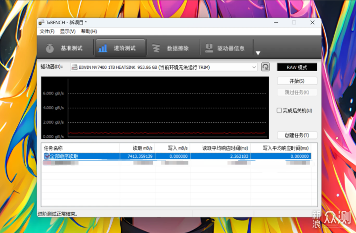 RGB固態,佰維NV7400 HEATSINK七彩靈石SSD_新浪眾測