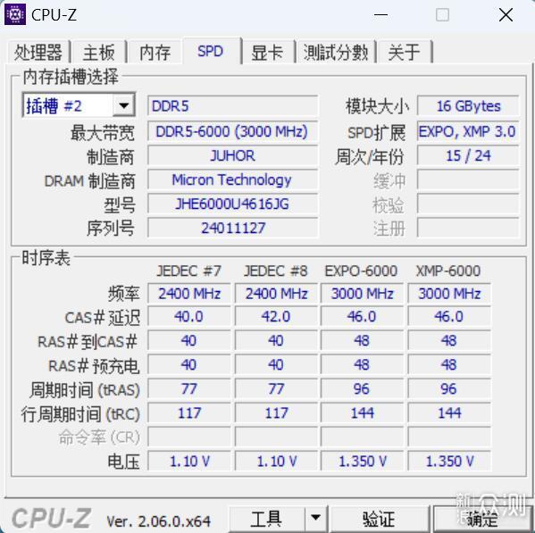 JUHOR玖合DDR5 6000星域系列內存_新浪眾測
