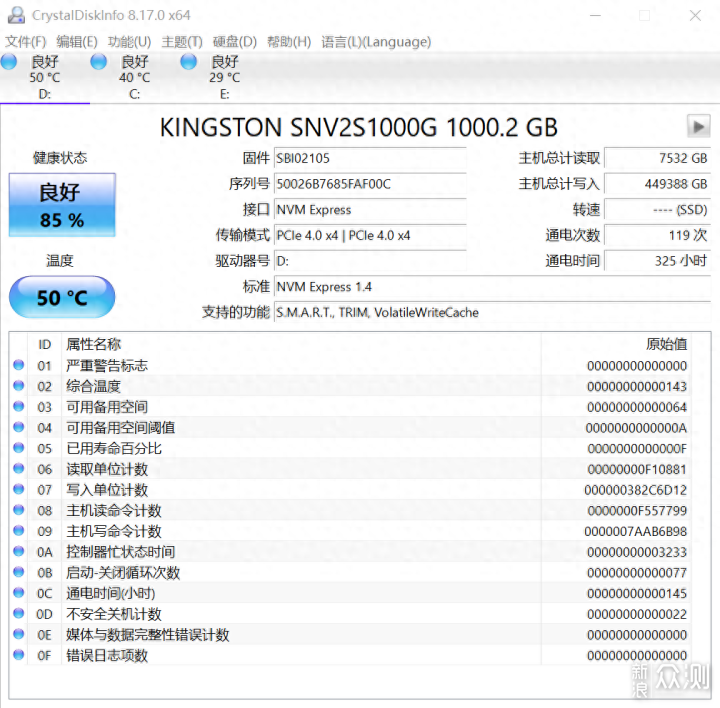寫入接近0.5PB，QLC的NV2居然還活著！