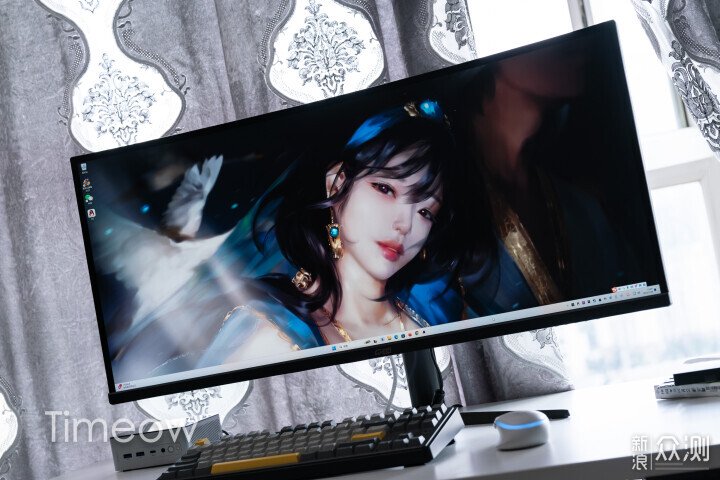 千元34寸電競帶魚大曲屏?川升CS3555使用感受_新浪眾測