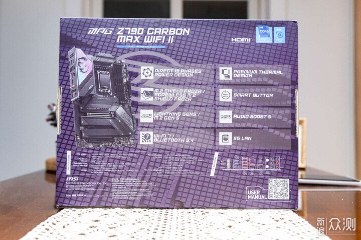 微星MPG Z790 CARBON MAX WIFI II開箱_新浪眾測