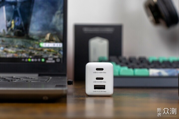小身板充電快,聯想thinkplus GaN65W充電器_新浪眾測