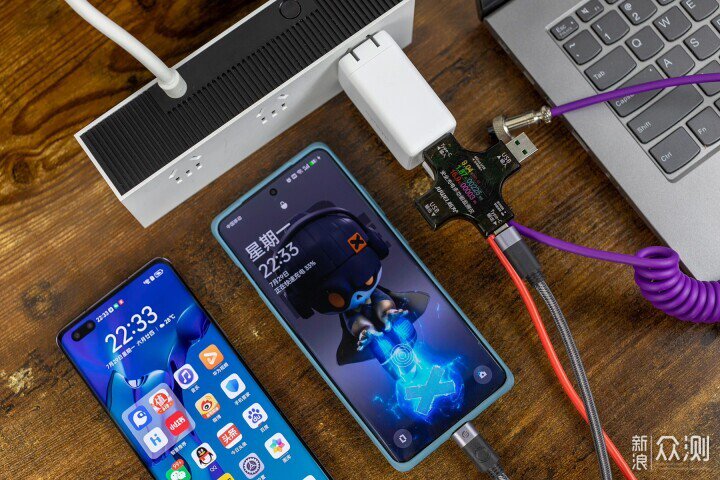 小身板充電快,聯想thinkplus GaN65W充電器_新浪眾測