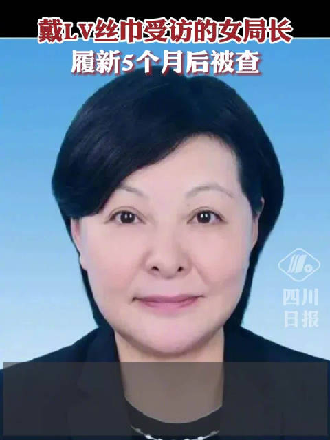 戴LV丝巾受访的女局长被查