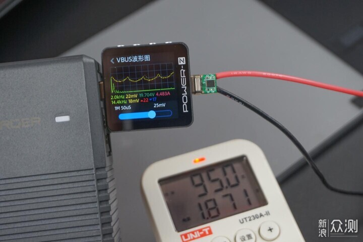 遊戲本遇上黑科技!氮化镓SlimQ F330W充電器_新浪眾測