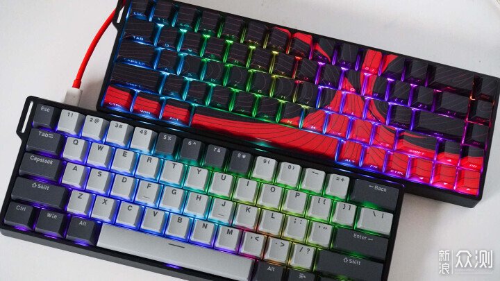 超高可玩性性價比 狼蛛Win68 HE MAX磁軸鍵盤_新浪眾測