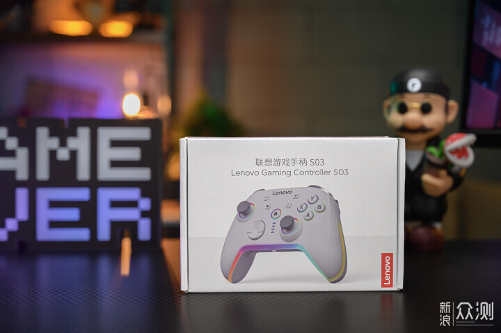 玩家的利器，聯想S03四平台三模無線遊戲手柄_新浪眾測