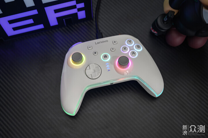 玩家的利器，聯想S03四平台三模無線遊戲手柄_新浪眾測