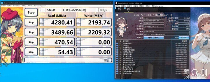 雷克沙THOR 1TB PCIE4.0固態硬盤試玩_新浪眾測