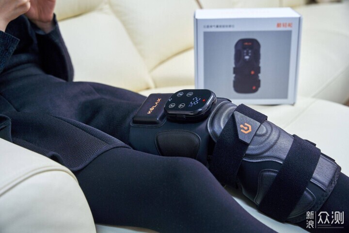 秋冬護膝正當時，酷輕鬆石墨烯氣囊膝腿按摩儀_新浪眾測