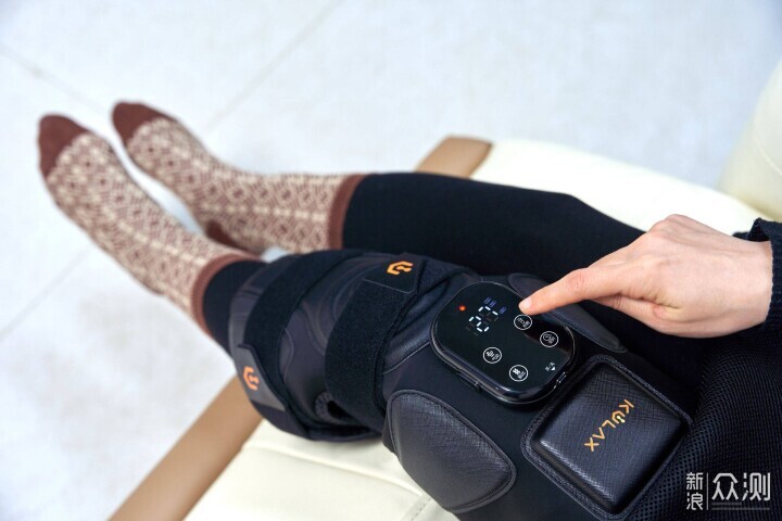 秋冬護膝正當時，酷輕鬆石墨烯氣囊膝腿按摩儀_新浪眾測