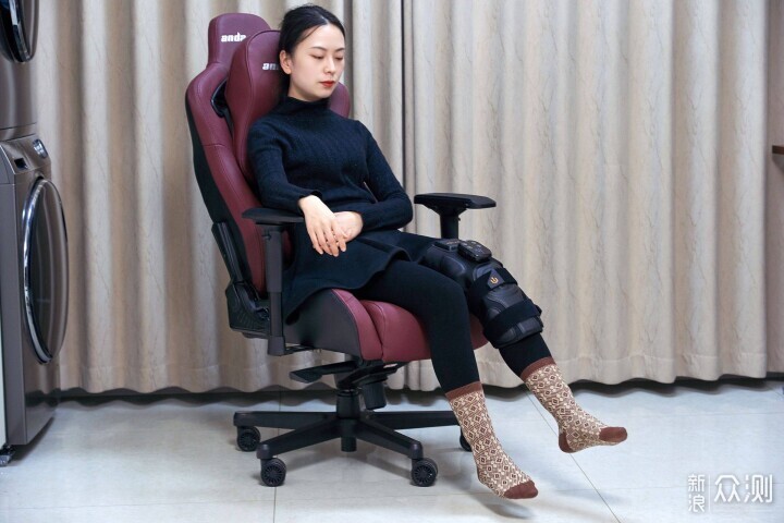 秋冬護膝正當時，酷輕鬆石墨烯氣囊膝腿按摩儀_新浪眾測