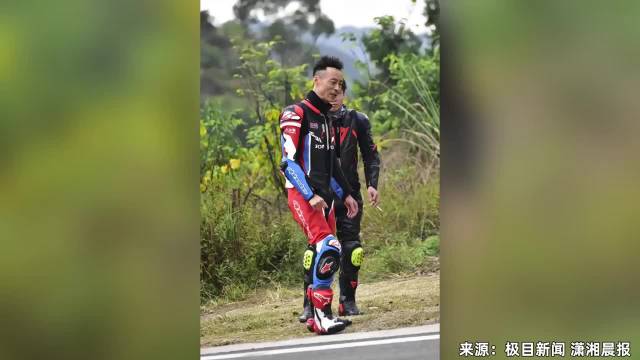 遭遇渣土车来不及躲避