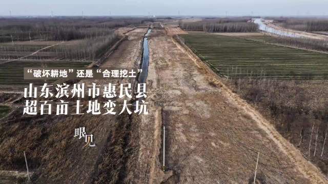 山东一地部分土地被挖坑取土?官方:已成立联合调查组全面调查核实