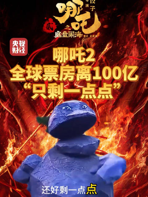 哪吒2跻身全球票房前20哪吒2离100亿只差临门一脚