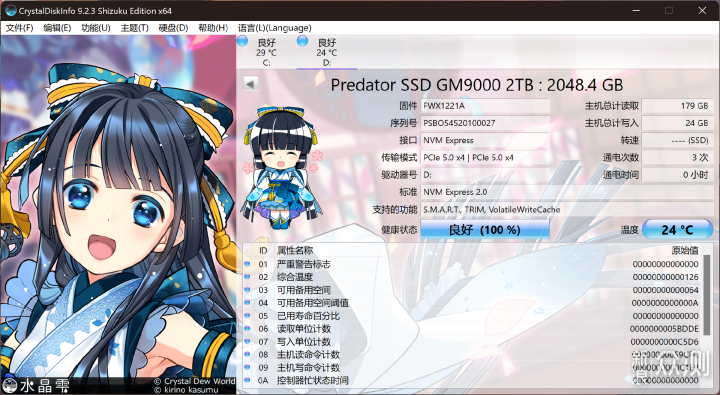 極速+低溫，PCIe5.0，Acer掠奪者GM9000神輿2T_新浪眾測