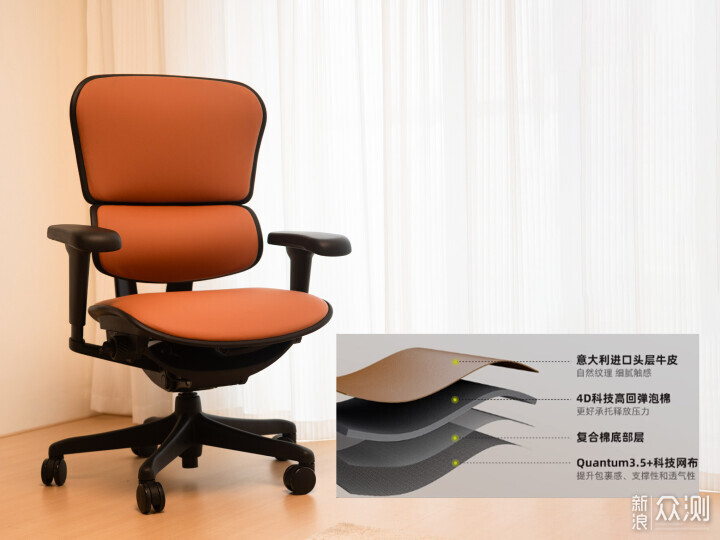保友金豪b雄鷹真皮人體工學椅開箱體驗_新浪眾測
