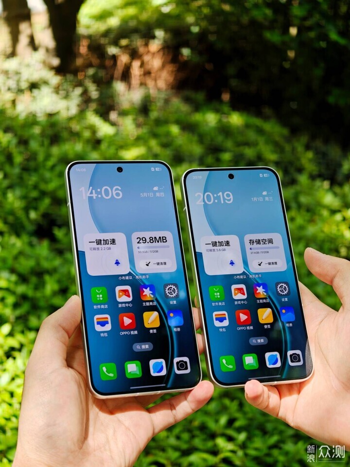 OPPO Reno14將發佈,真機背面確實很有特點_新浪眾測