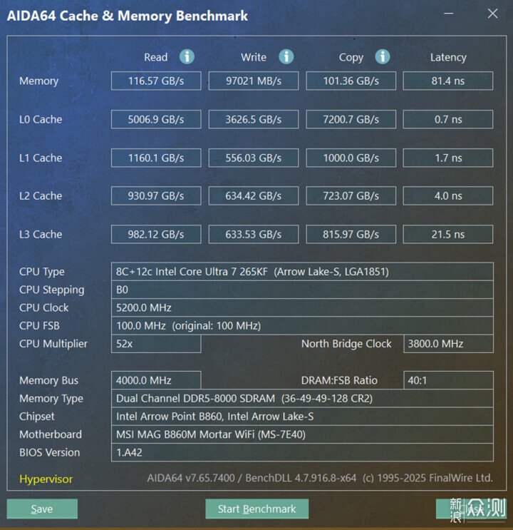 超頻內存,英特爾®酷睿™Ultra 7 265K處理器_新浪眾測