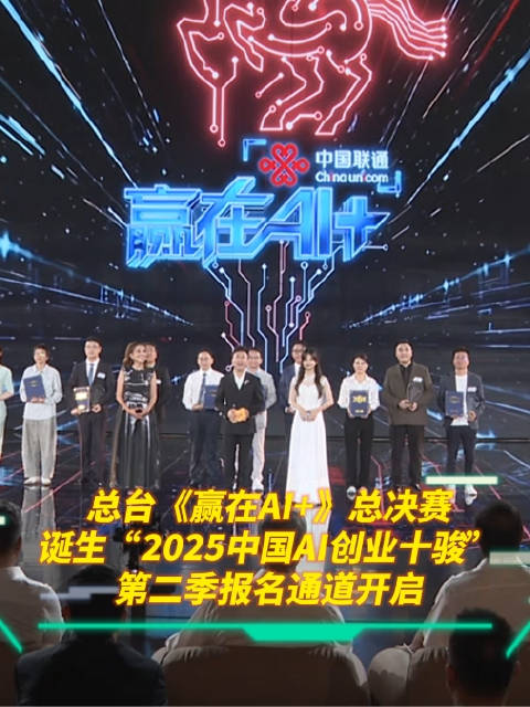 2025中国AI创业十骏诞生