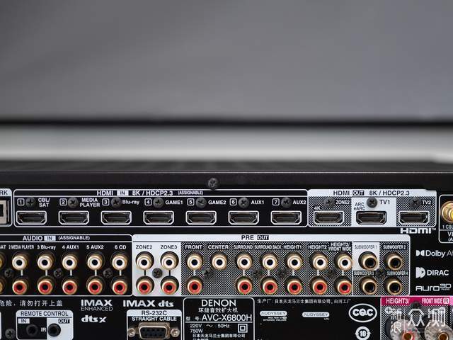 天龍AVC-X6800H為例,帶你從零搭建家庭影院_新浪眾測