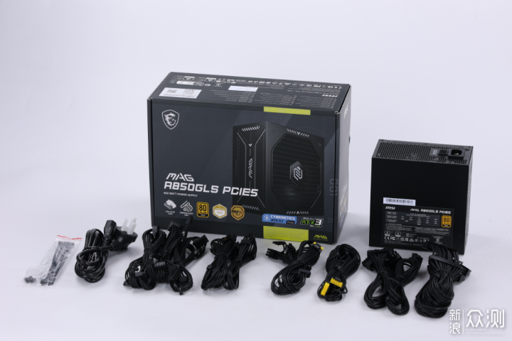 5080顯卡良配 微星MAG A850GLS PCIE5電源實測_新浪眾測