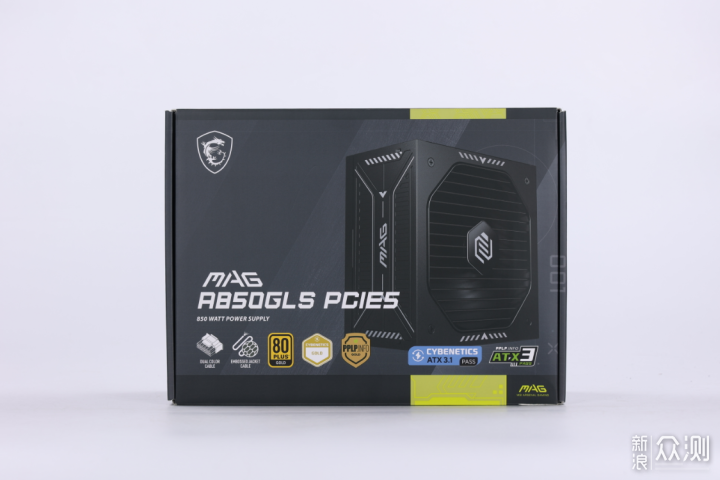 5080顯卡良配 微星MAG A850GLS PCIE5電源實測_新浪眾測
